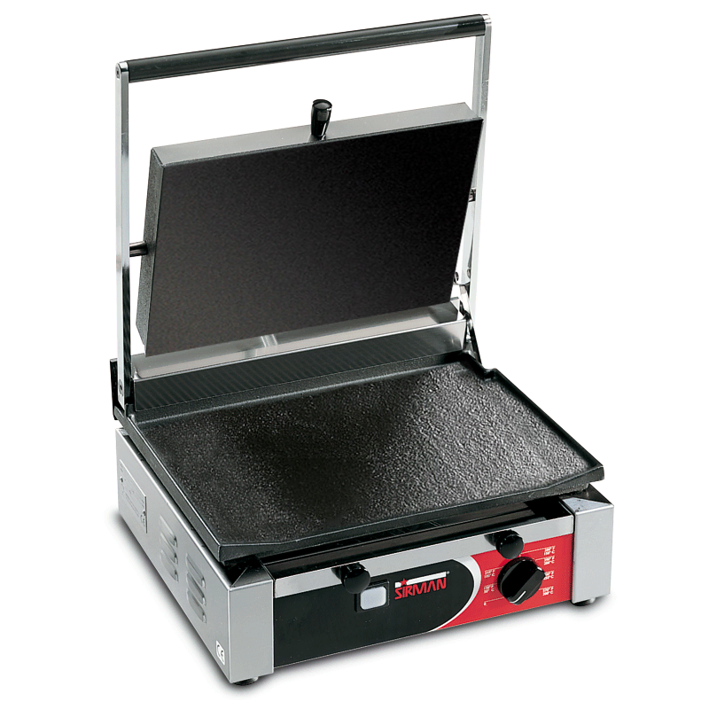 Sirman Cort 34A2401102SI L-L Panini Grill with Timer (Smooth Top / Smooth Bottom)