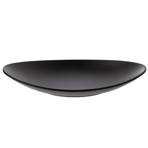 Coucou Melamine Plate 25x13.6x4.3cm - Matte Black