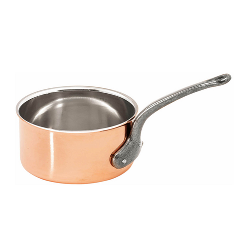 Matfer Bourgeat Saucepan 14cm Copper Stainless Steel Cast