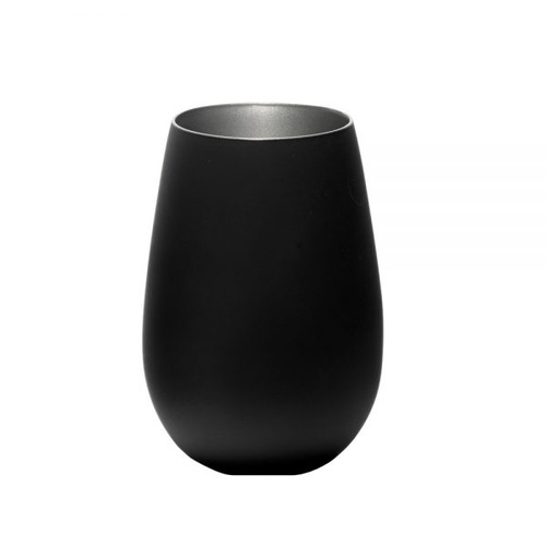 Stolzle Olympic Tumbler 465ml Matt Black/Silver (Box of 24)