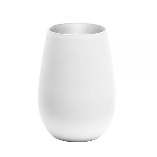 Stolzle Olympic Tumbler 465ml Matt White/Silver (Box of 24)