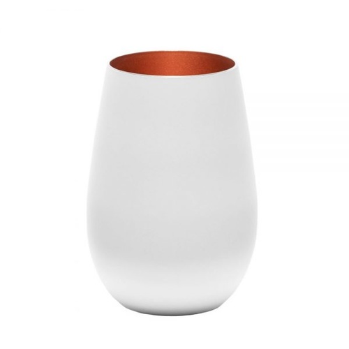 Stolzle Olympic Tumbler 465ml Matt White/Bronze (Box of 24)