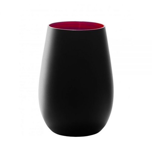 Stolzle Olympic Tumbler 465ml Matt Black/Red (Box of 24)