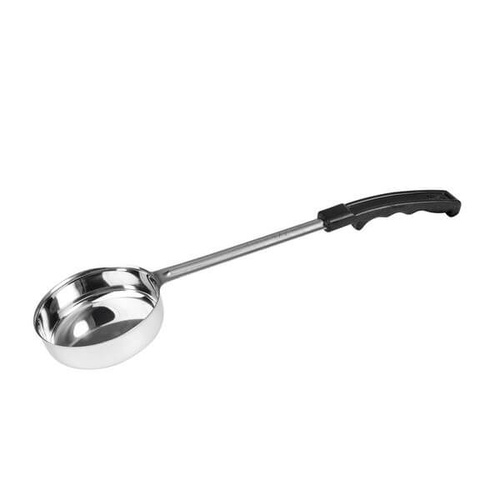 Spoodle / Portion Control - Perforated 180ml / 6oz - Stainless Steel, Black Handle 