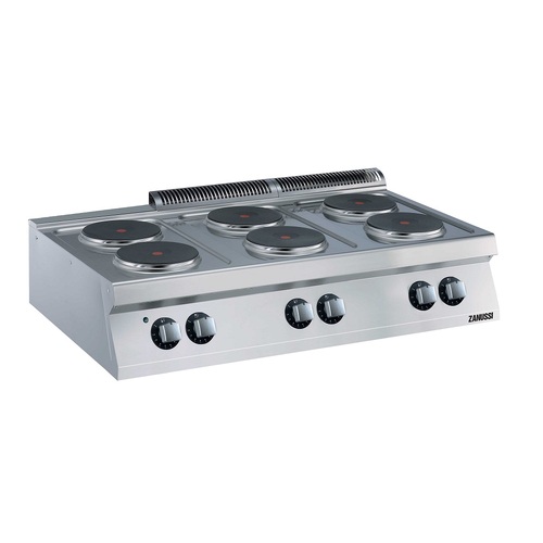 Zanussi EVO700 Electric 6 Hot Plate Boiling Top - 1200mm