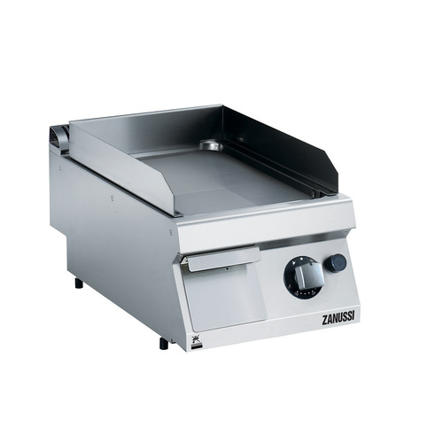 Zanussi EVO700 Gas 400mm Smooth Polished Chrome Plate Fry Top