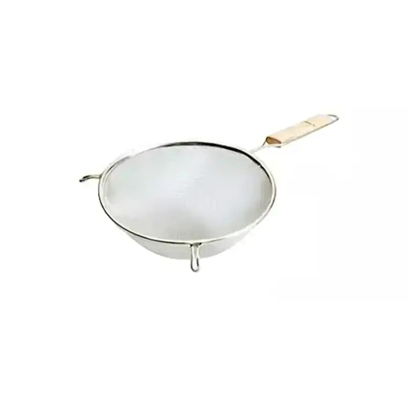 Fine Mesh Strainer 140x300mm Stainless Steel Wood Handle