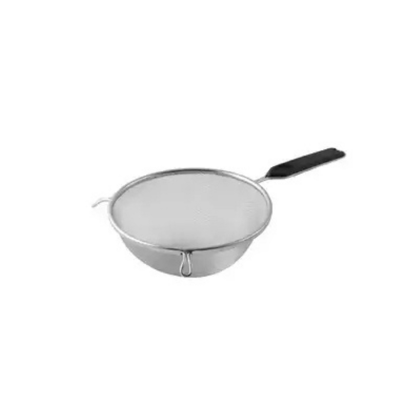 Strainer - Medium Mesh 120x280mm - Stainless Steel, Wood Handle 