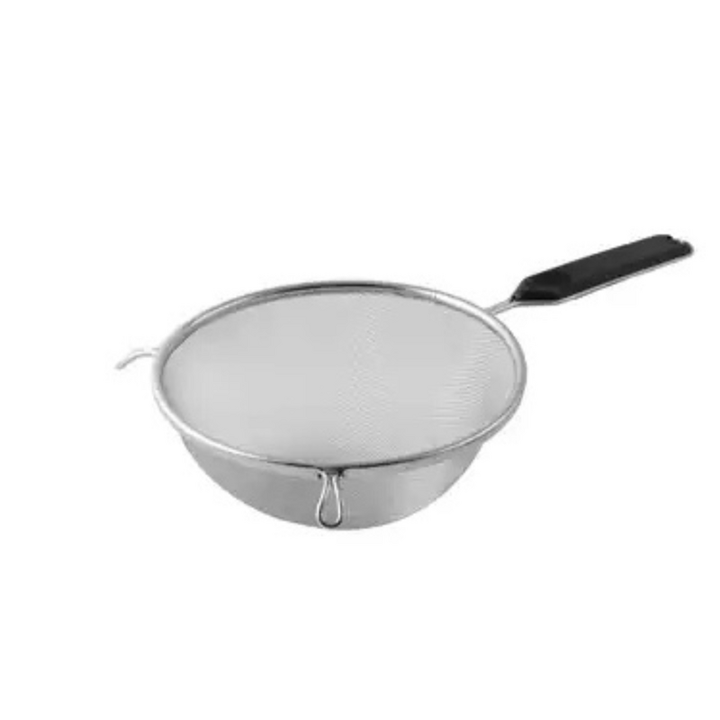 Medium Mesh Strainer 180x345mm Stainless Steel Plastic Handle