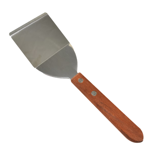 R&M Stainless Steel Cookie & Brownie Spatula with Wood Handle