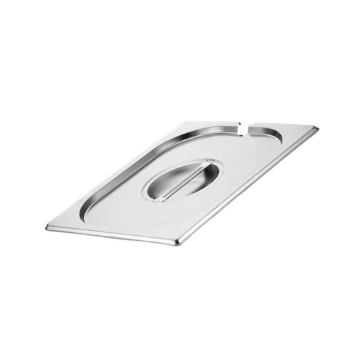 KK Gastronorm Steam Pan Stainless Steel Notched Lid 1/9 Size 176x108mm