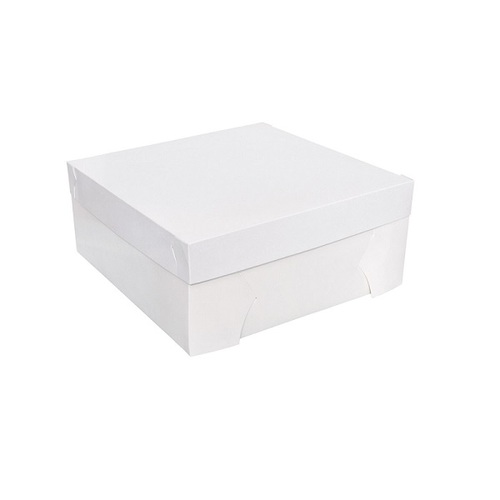 Takeaway Board White Cake Box - 14 x 14 x 6" (Box of 50)