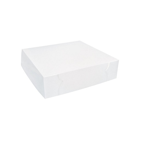 Takeaway Board White Cake Box - 15 x 15 x 4" (Box of 50)
