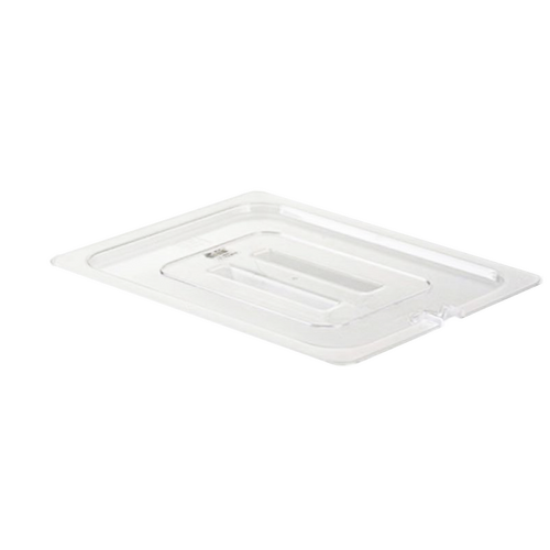 Gastronorme Pan Lid - PolyCarbonate 1/2 - Clear - Notched 