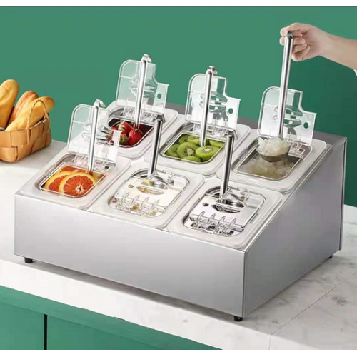 Stainless Steel Double Gastronorm Pan Stand 6 x 1/6