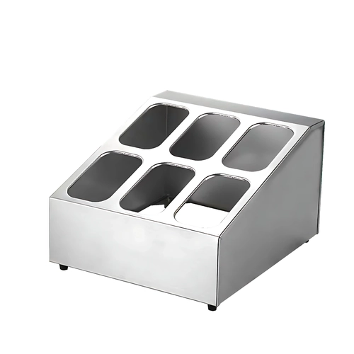 Stainless Steel Double Gastronorm Pan Stand 6 x 1/6