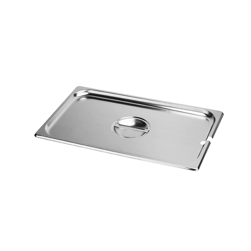 KK Gastronorm Steam Pan Stainless Steel Notched Lid 1/1 Size 530x325mm