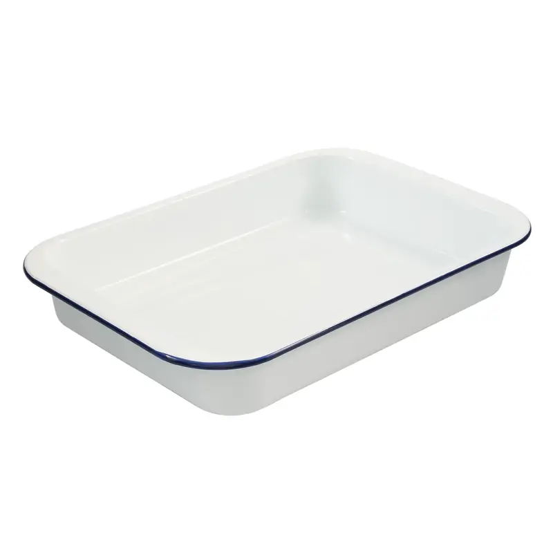 Bakemaster Enamel Bake Roast Pan 410x270x60mm