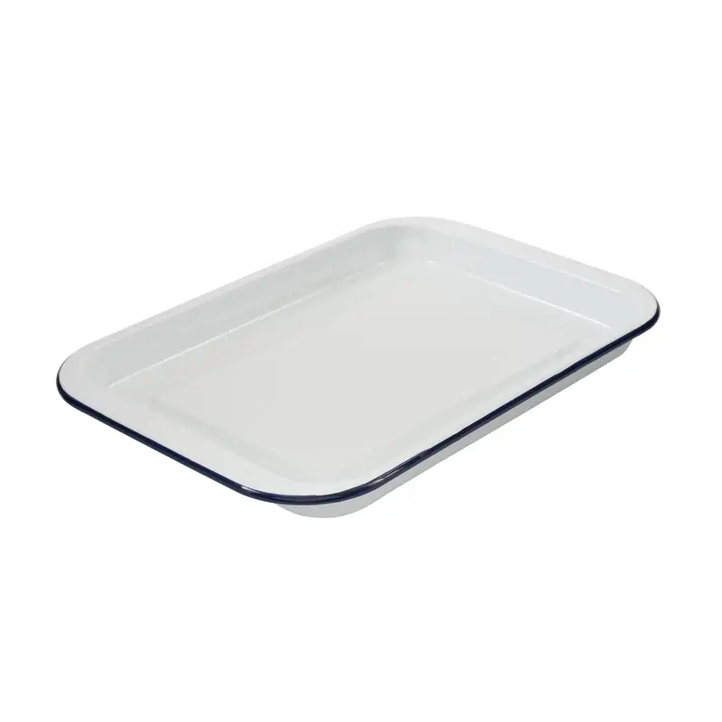 Bakemaster Enamel Oven Tray 410x270x30mm