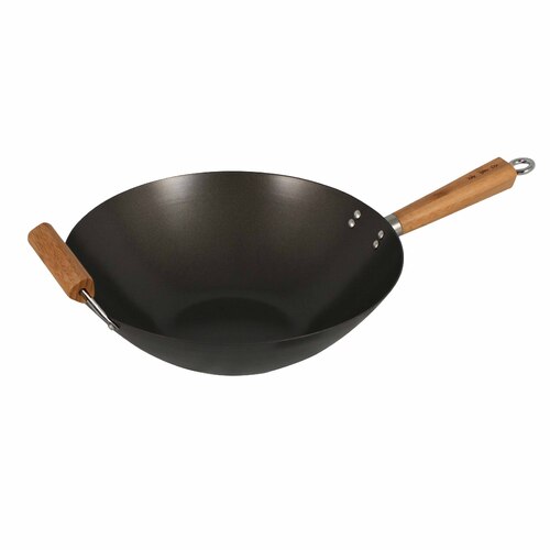 Avanti Non Stick Wok With Bamboo Helper Handle 350mm