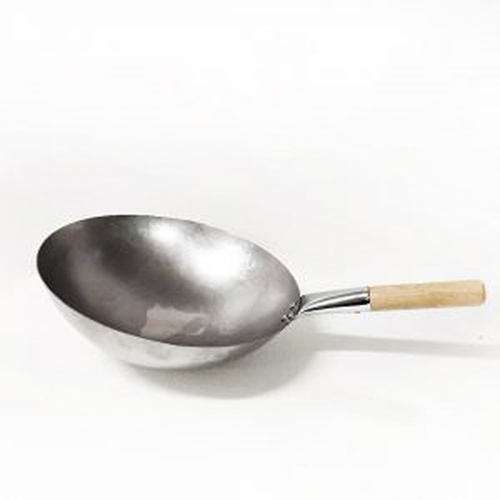 Wok - Iron Wooden Handle - Ø430mm - 17"
