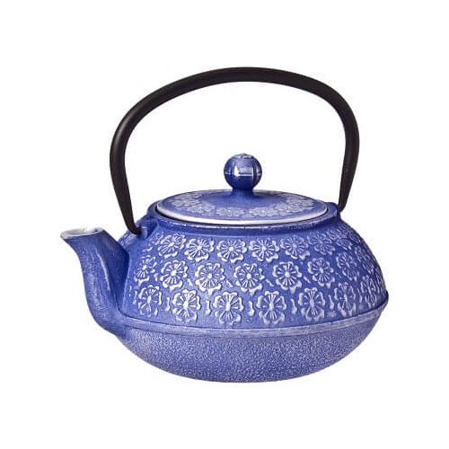 Teaology Cast Iron Teapot 900ml - Cherry Blossom Purple