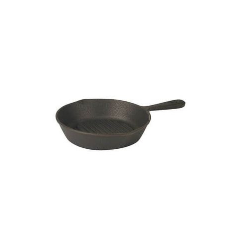 Round Skillet - Ribbed 200mm Cast Iron 