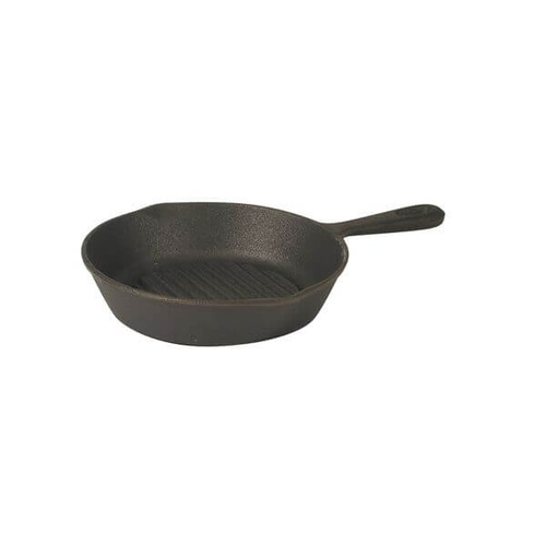 Round Skillet - Ribbed 265mm Cast Iron 