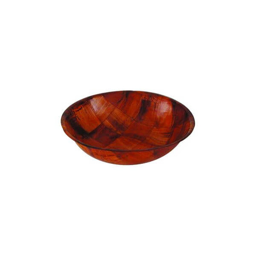 Woven Wood Salad Bowl 250mm 