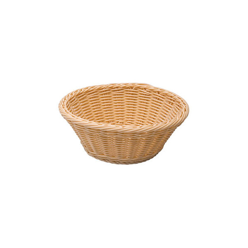 Round Bread Basket 230x90mm Heavy Duty Polypropylene