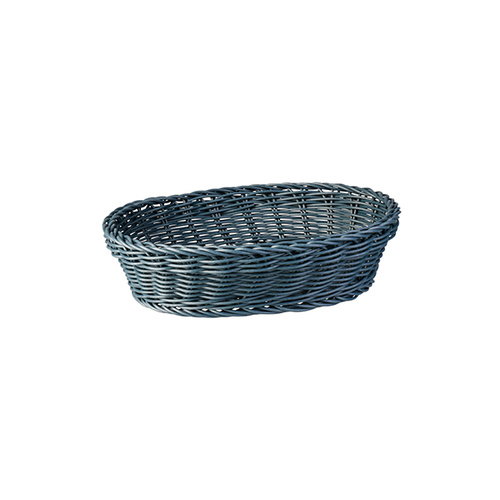 Oval Display Basket, Dark Turquoise , 240 x 180mm