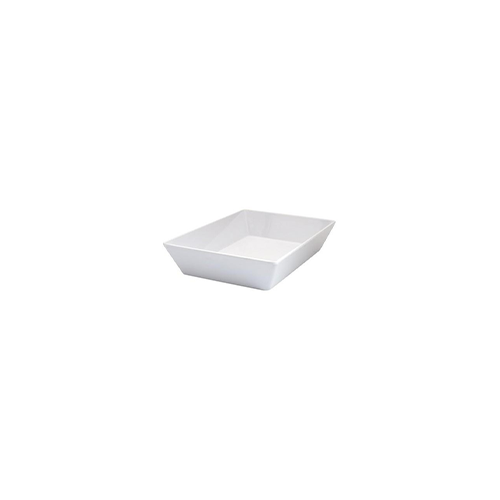 Coucou Melamine Rectangular Deep Bowl 35x25cm White 