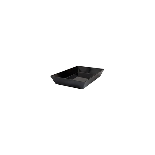 Coucou Melamine Rectangular Deep Bowl 45x30cm Black