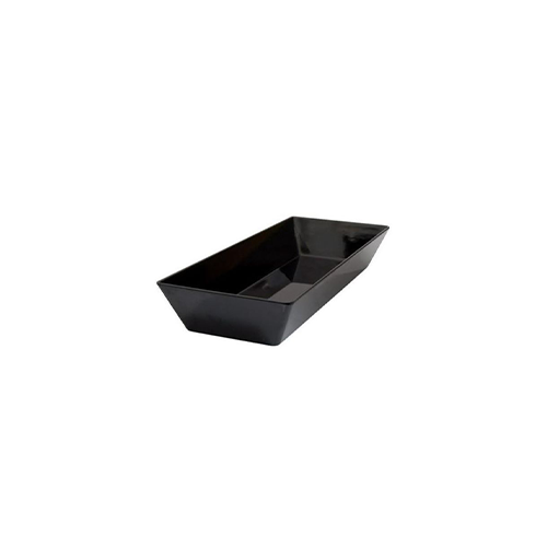 Coucou Melamine Rectangular Deep Bowl 50x20cm Black