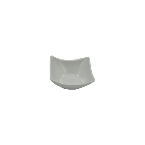 Coucou Melamine Square Sauce Dish 7.5cm - White