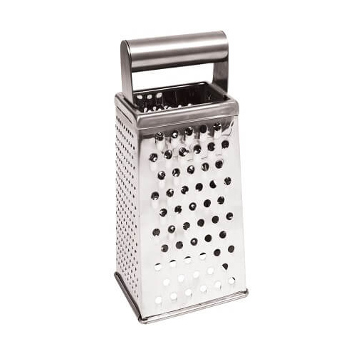 Appetito Stainless Steel 4 Sided Deluxe Grater