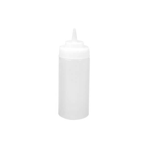 Squeeze Bottle - Wide Mouth 480ml Clear 
