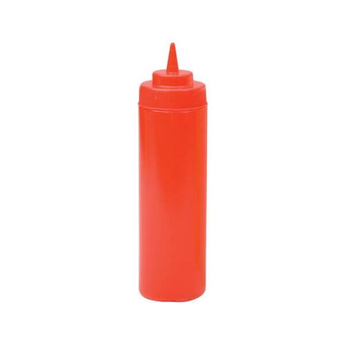 Squeeze Bottle - Wide Mouth 720ml Red (Box of 12)