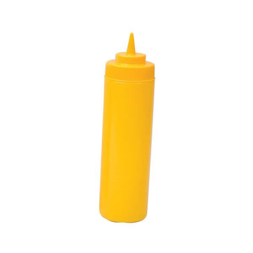 Squeeze Bottle - Wide Mouth 720ml Yellow (Box of 12)