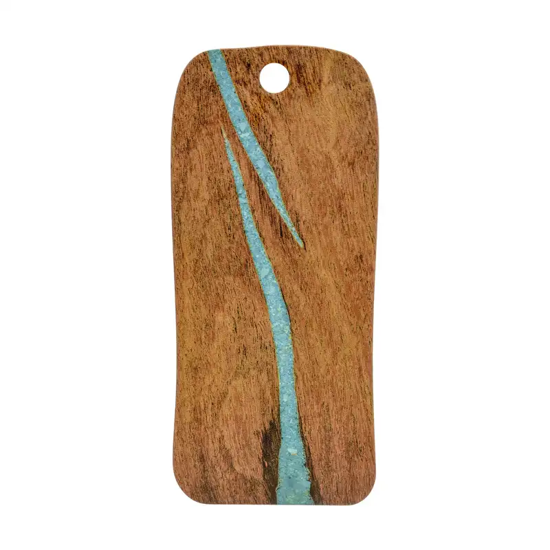 Cheforward Lapis Rectangular Board  511x228mm - Cherry with Turquois (Box of 6)