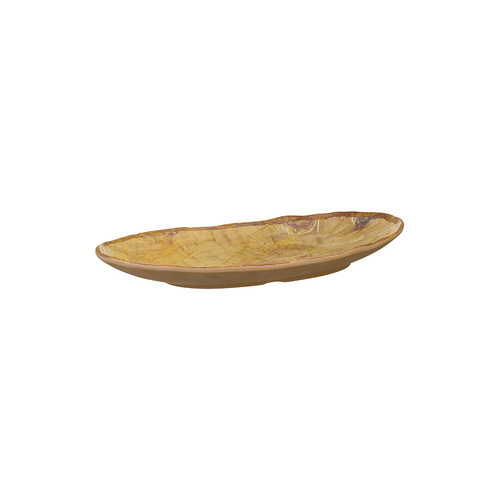 Cheforward Transform Oval Plate 315x178mm - Wood Grain