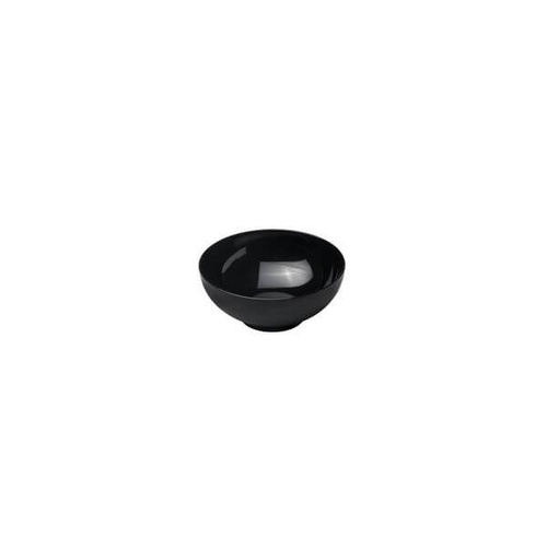 Mini Bowl 72x30mm / 75ml Black Plastic  (Pack of 100)