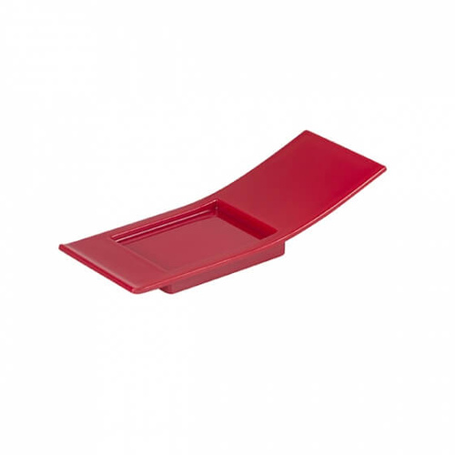 Japanese Spoon 35x45x100mm Red Plastic  (Pack of 100)*