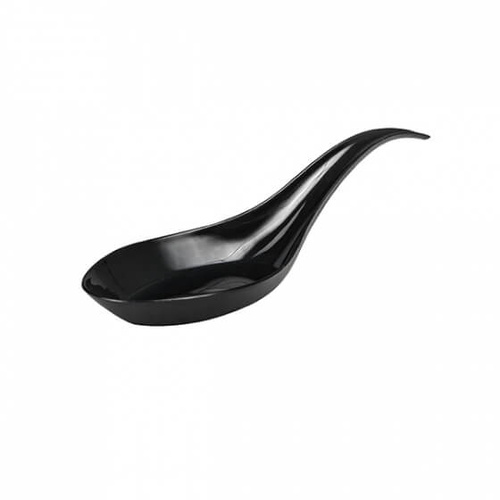 Chinese Spoon 120mm / 10ml Black Plastic  (Pack of 100)