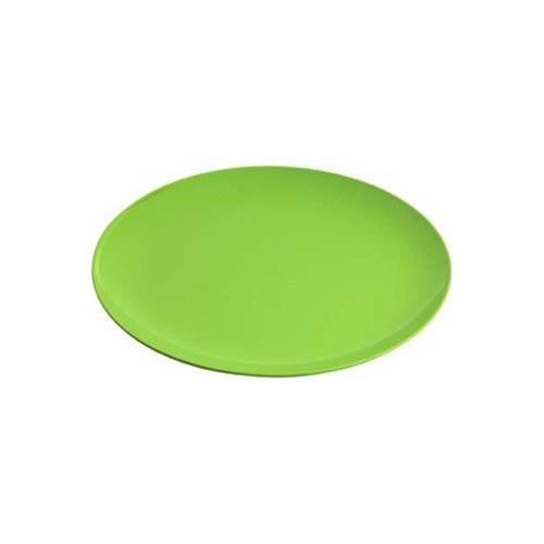 Gelato - Lime Green Melamine Round Plate Coupe 200mm  (Box of 12)