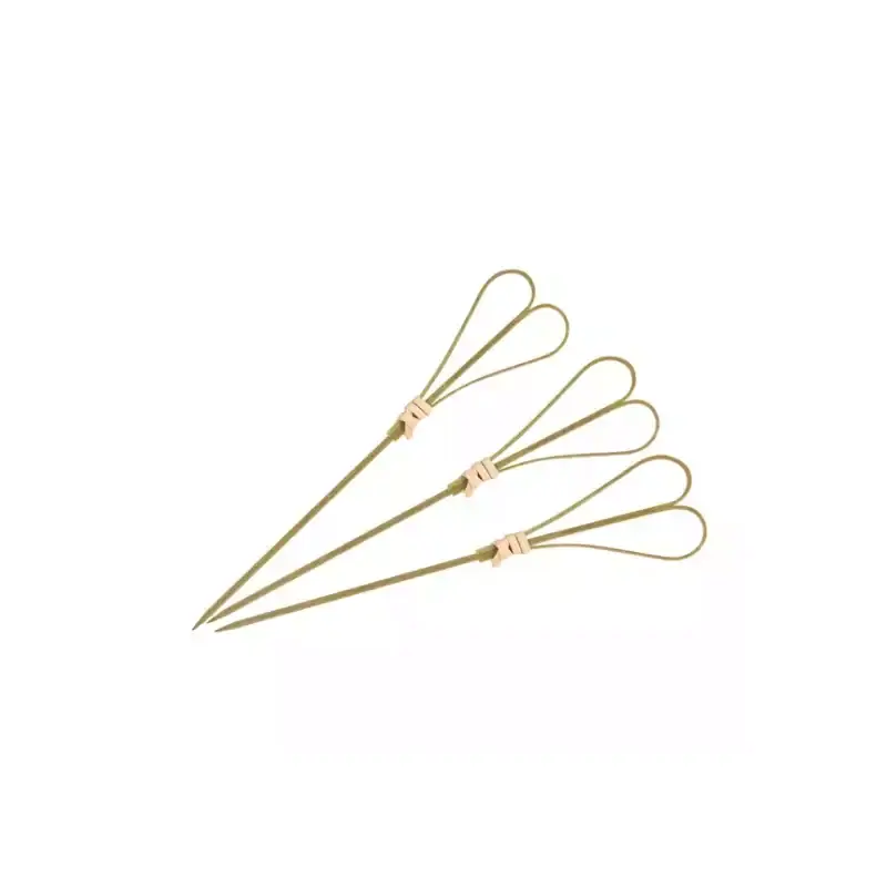 Skewer - Heart 100mm Natural Bamboo (Pack of 1000)