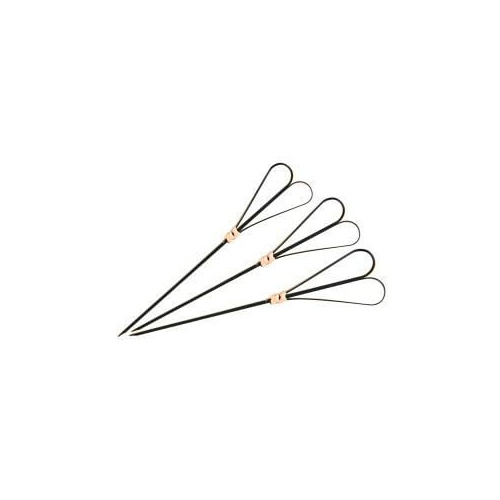 Skewer - Heart 120mm Black Bamboo (Pack of 1000)