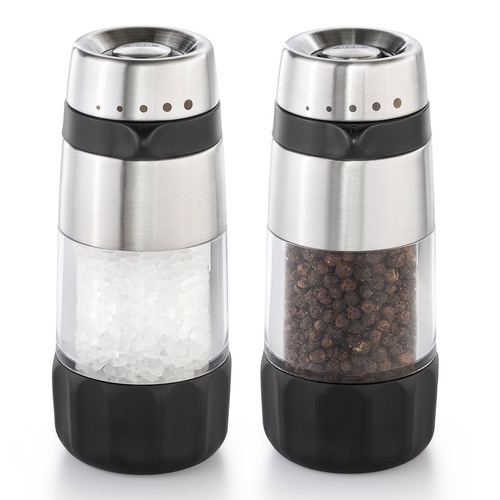 OXO Good Grips Accent Mess-Free Salt and Pepper Grinder Set