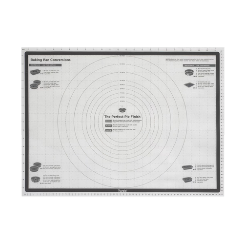 Tovolo "Truebake" Silicone Pastry Mat 63.5x45.5cm - Charcoal