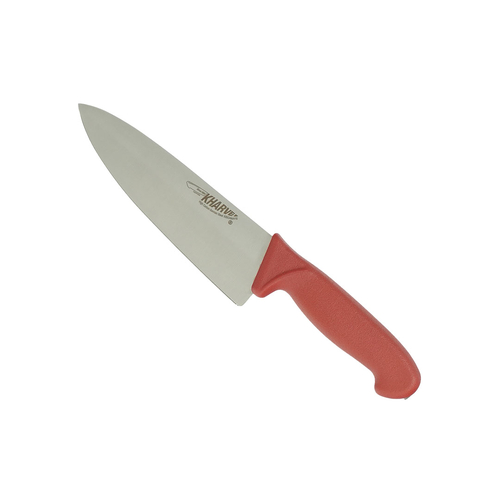 Kharve Cooks Knife 15cm Red Handle